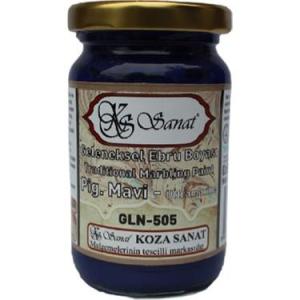 Koza Sanat Ebru Boyası PİGMENT MAVİ - ULTRAMARİN