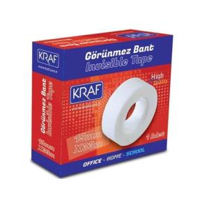 KRAF GÖRÜNMEZ BANT 19MMX33M 1933 KRAF GÖRÜNMEZ BANT 19MMX33M 1933