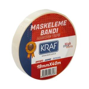 KRAF MASKELEME BANDI 19MMX40M 4019G KRAF MASKELEME BANDI 19MMX40M 4019G