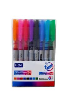 KRAF ROLLER KALEM ENJOY İĞNE UÇ 0.5 299 8 RENK SET