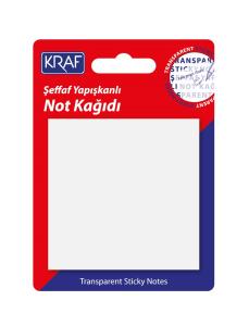 Kraf Yapışkanlı Not Kağıdı 76X76 50 YP ŞEFFAF