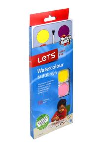 LETS 12 Renk Sulu Boya LETS 12 Renk Sulu Boya
