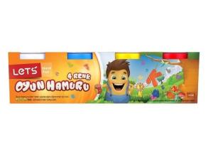 LETS 4 Renk Oyun Hamuru  240 Gr. / L8240 LETS 4 Renk Oyun Hamuru  240 Gr. / L8240