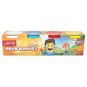 LETS 4 Renk  Oyun Hamuru 600 Gr. / L8440