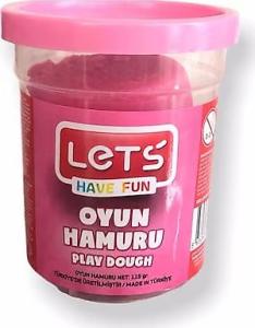 LETS Tek Renk Oyun Hamuru Pembe 115 gr. (Şeffaf Bardak) LETS Tek Renk Oyun Hamuru Pembe 115 gr. (Şeffaf Bardak)