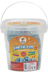 LİNO KİNETİK KUM 500 GR MAVİ KOVA
