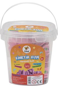 LİNO KİNETİK KUM 500 GR MOR KOVA