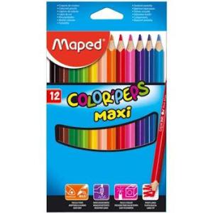 MAPED COLOR'PEPS MAXI Kuru Boya 12'li Kutu MAPED COLOR'PEPS MAXI Kuru Boya 12'li Kutu