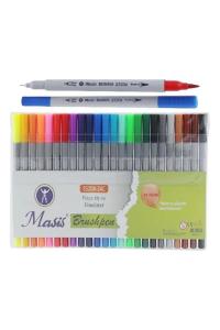 Masis Brushpen, Fırça Uç, ve Fineliner, 24 Renk PVC