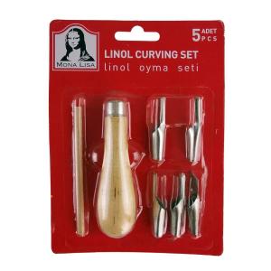 Mona Lisa  Linol Oyma Seti 6'lı Mona Lisa  Linol Oyma Seti 6'lı