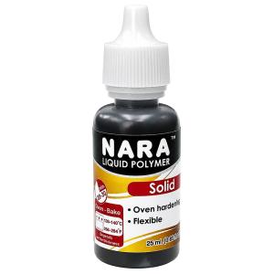NARA Liquid Polimer Kil 25ml Siyah ( Polimer Likit Kil )