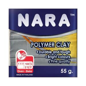 NARA POLYMER CLAY 55gr.METALLIC GREY