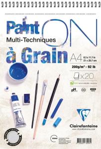 PAINT-ON A GRAIN A4 ÇİZİM BLOK 200 GR 20 YAPRAK ÜS PAINT-ON A GRAIN A4 ÇİZİM BLOK 200 GR 20 YAPRAK ÜS