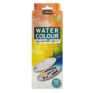 Pebeo Suluboya 12'li AQUAREL PLASTİK KUTU Pebeo Suluboya 12'li AQUAREL PLASTİK KUTU