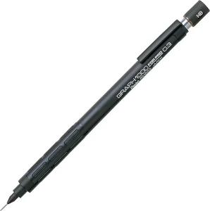 Pentel 0.3 mm - GRAPH 1000 Mat Metal Gövde, Teknik Çizim ve Yazı İçin Vesatil MAT SİYAH