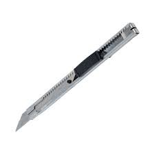 Pin Maket Bıçağı Küçük Klipsli Metal 30°Açılı Pin Maket Bıçağı Küçük Klipsli Metal 30°Açılı