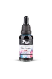 Rich ALCOHOL INK Alkol Bazlı Mürekkep 30 ML AÇIK MAVİ
