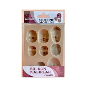 Smarta Silikon Kalıp Bebek Yüzleri -  Baby Faces SK1013019 Smarta Silikon Kalıp Bebek Yüzleri -  Baby Faces SK1013019