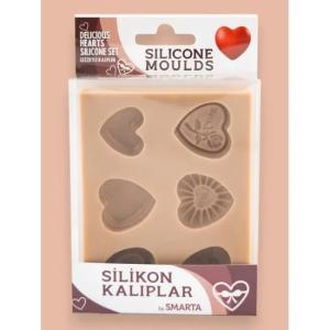 Smarta Silikon Kalıp Lezzetli Kalpler Delicious Hearts SK1013092