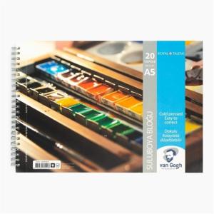 Talens Van Gogh 300Gr A5 20Yp.Spiralli Suluboya Blok Talens Van Gogh 300Gr A5 20Yp.Spiralli Suluboya Blok