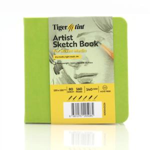 Tigertint Eskiz Defteri Sert Kapak 140gr. 12x12cm 80yp. Fıstık Yeşili N:100140128 Tigertint Eskiz Defteri Sert Kapak 140gr. 12x12cm 80yp. Fıstık Yeşili N:100140128