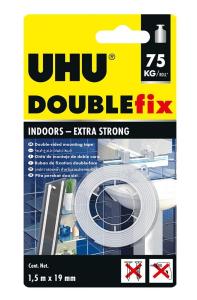 UHU DOUBLE FİX GÜÇLÜ ÇİFT TARAF MONTAJ BANDI 75KG UHU DOUBLE FİX GÜÇLÜ ÇİFT TARAF MONTAJ BANDI 75KG