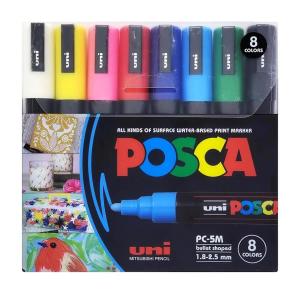UNİ POSTER MARKÖRÜ POSCA SET PC-5M/8C ANA RENK 8 Lİ UNİ POSTER MARKÖRÜ POSCA SET PC-5M/8C ANA RENK 8 Lİ