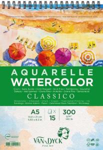 VAN DYCK Suluboya Defteri CLASSİCO DOKULU CLDPRES A5+ÜST SPRL 15YP S.BY BLK VAN DYCK Suluboya Defteri CLASSİCO DOKULU CLDPRES A5+ÜST SPRL 15YP S.BY BLK