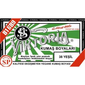 VİKTORİA TOZ KUMAŞ BOYASI YEŞİL 38