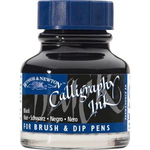 Winsor Newton Caligrafy Ink 30cc Black Winsor Newton Caligrafy Ink 30cc Black