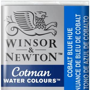 Winsor & Newton Cotman Sulu Boya Yarım Tablet Cobalt Blue Hue 179