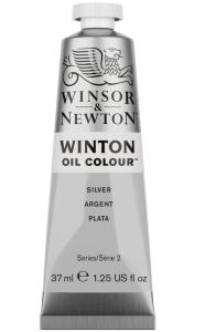 Winsor & Newton Winton Yağlı Boya 37ml Silver Gümüş
