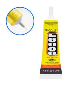 Zhanlida E-8000 Çok Amaçlı Şeffaf Dokunmatik Yapıştırıcı 50ml