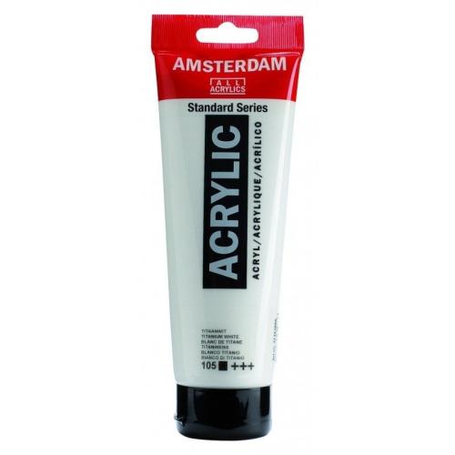 Amsterdam  Akrilik  Boya 120ML. Tıtanıum Whıte