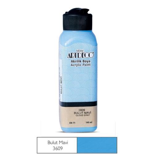 Artdeco Akrilik Boya 140ml Bulut Mavi 3609