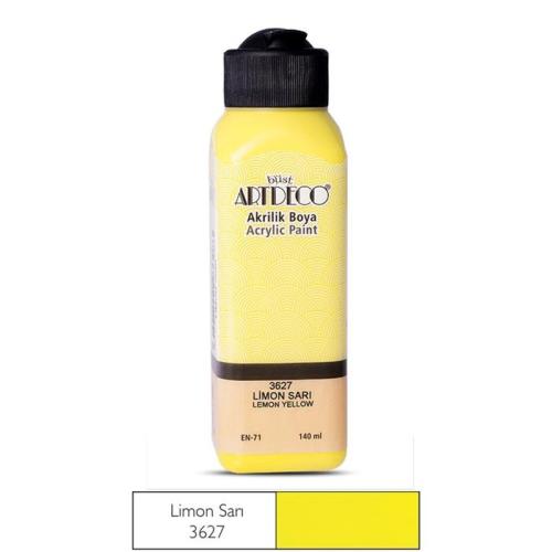 Artdeco Akrilik Boya 140ml Limon Sarı 3627