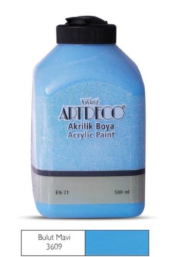 Artdeco Akrilik Boya 500ml Bulut Mavi 3609