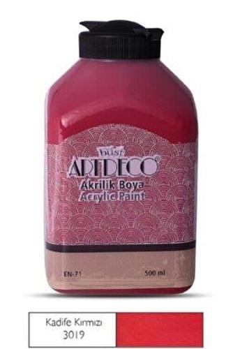 Artdeco Akrilik Boya 500ml Kadife Kırmızı 3019