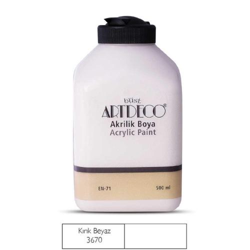 Artdeco Akrilik Boya 500ml Kırık Beyaz 3670