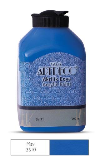 Artdeco Akrilik Boya 500ml Mavi 3610