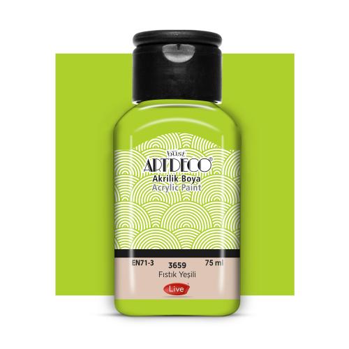 Artdeco Akrilik Boya 75ml Fıstık Yeşili 3659