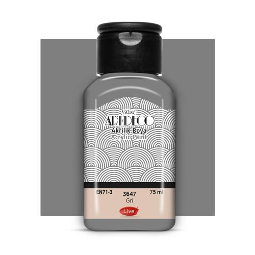 Artdeco Akrilik Boya 75ml Gri 3647