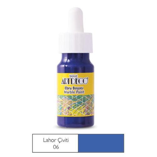 Artdeco Ebru Boyası 30ml Lahor Çiviti 06