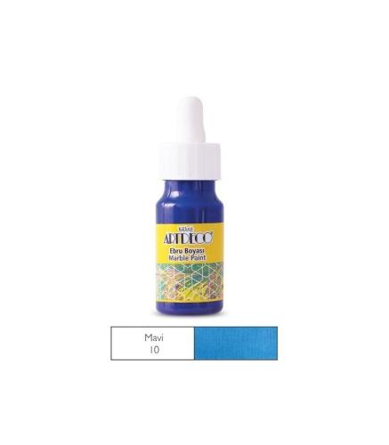 Artdeco Ebru Boyası 30ml Mavi 10