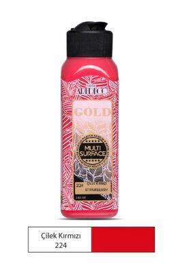 Artdeco Gold Akrilik Boya 140ml Çilek Kırmızı 224