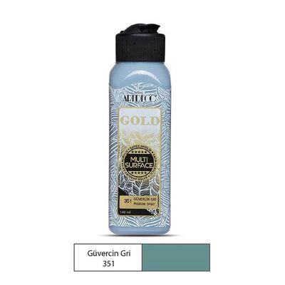 Artdeco Gold Akrilik Boya 140ml Güvercin Gri 351