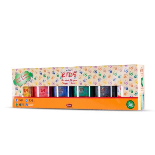 Artdeco Kids Parmak Boyası Seti 6x50ml Temel Renkler