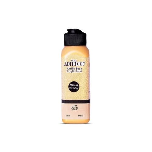 Artdeco Metalik Akrilik Boya 140ml Altın