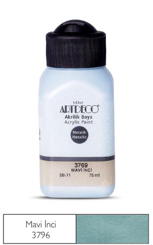 Artdeco Metalik Akrilik Boya 75ml Mavi İnci 3769