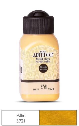 Artdeco Metalik Boyutlu Boya 30ml Altın